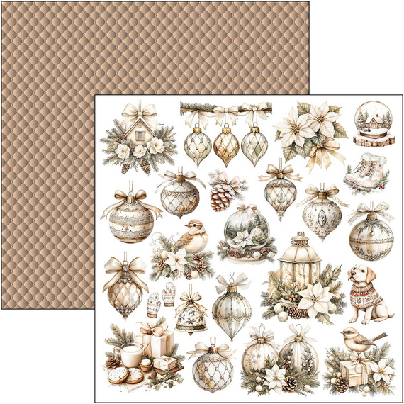 Scrapbooking Papier Set 30x30 cm – Paterns Pad- Bastelpapier - Ciao Bella – Winter Season
