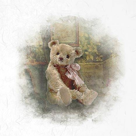 Reispapier-Set - ITD RSM024 6 Stück Teddybären