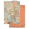 Set aus Junk Journal-Papieren, Aufklebern und Elementen - Furry Friends - Stamperia 