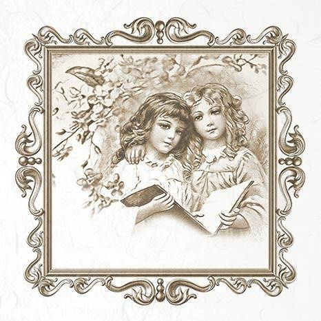 ITD Reispapier Decoupage Bastelpapier, RSM058 engel