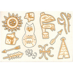 Dekorpappe Die Cut Chipboard - Fantasy Dies - Satz 