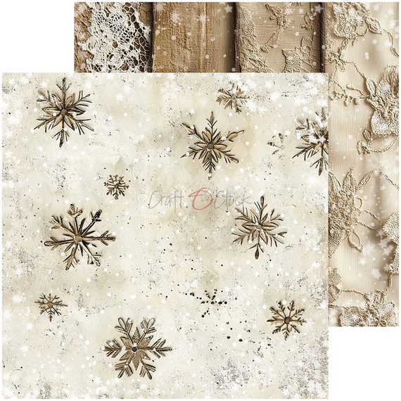 Scrapbooking Papier Set 20x20 - Craft o'clock - Jolly Season mix