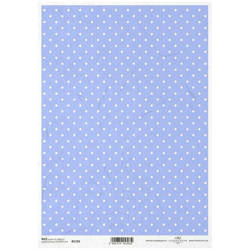 Reispapier für Decoupage in Punkten ITD-R1726 - A4 