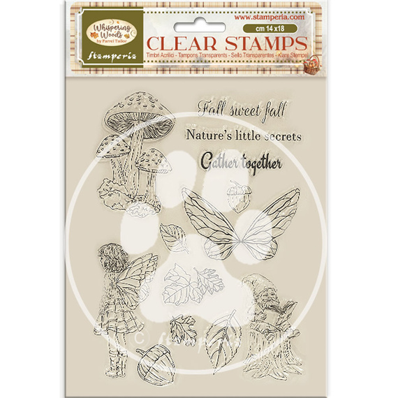 Transparenter Stempel - Whispering Woods - Wald - Stamperia