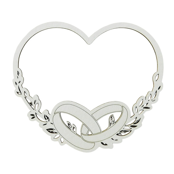 Die Cut Chipboard - Ringrahmen - Kreatywna Pracownia