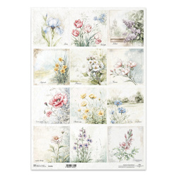 Reispapier Decoupage Bastelpapier für Decoupage A3 ITD R1416L ländliche Ansichten