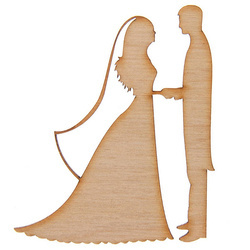 Hölzerne Braut und Bräutigam, Hochzeit, Liebhaber Deco 3